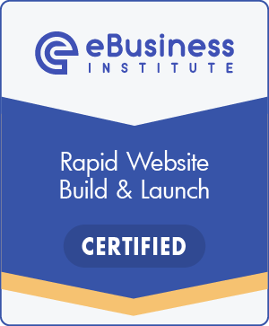 Rapid Website Build Badge eBusiness Institute